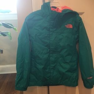North Face raincoat